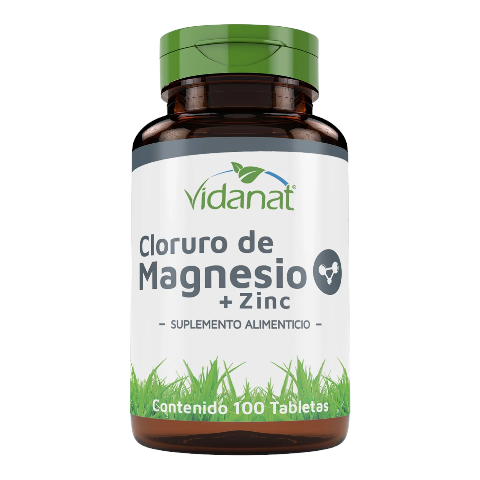 "BV" CLORURO MAGNESIO ZINC 100TAB VIDANAT