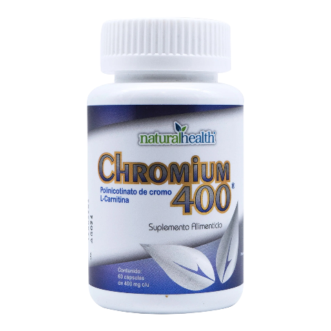 CHROMIUM 400 L CARNITINE 60CAP NATURAL HEALTH