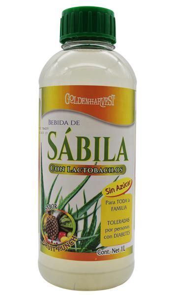 BEB SABILA C/LACTOBACILOS PONCHE FRUTAL 1L GH