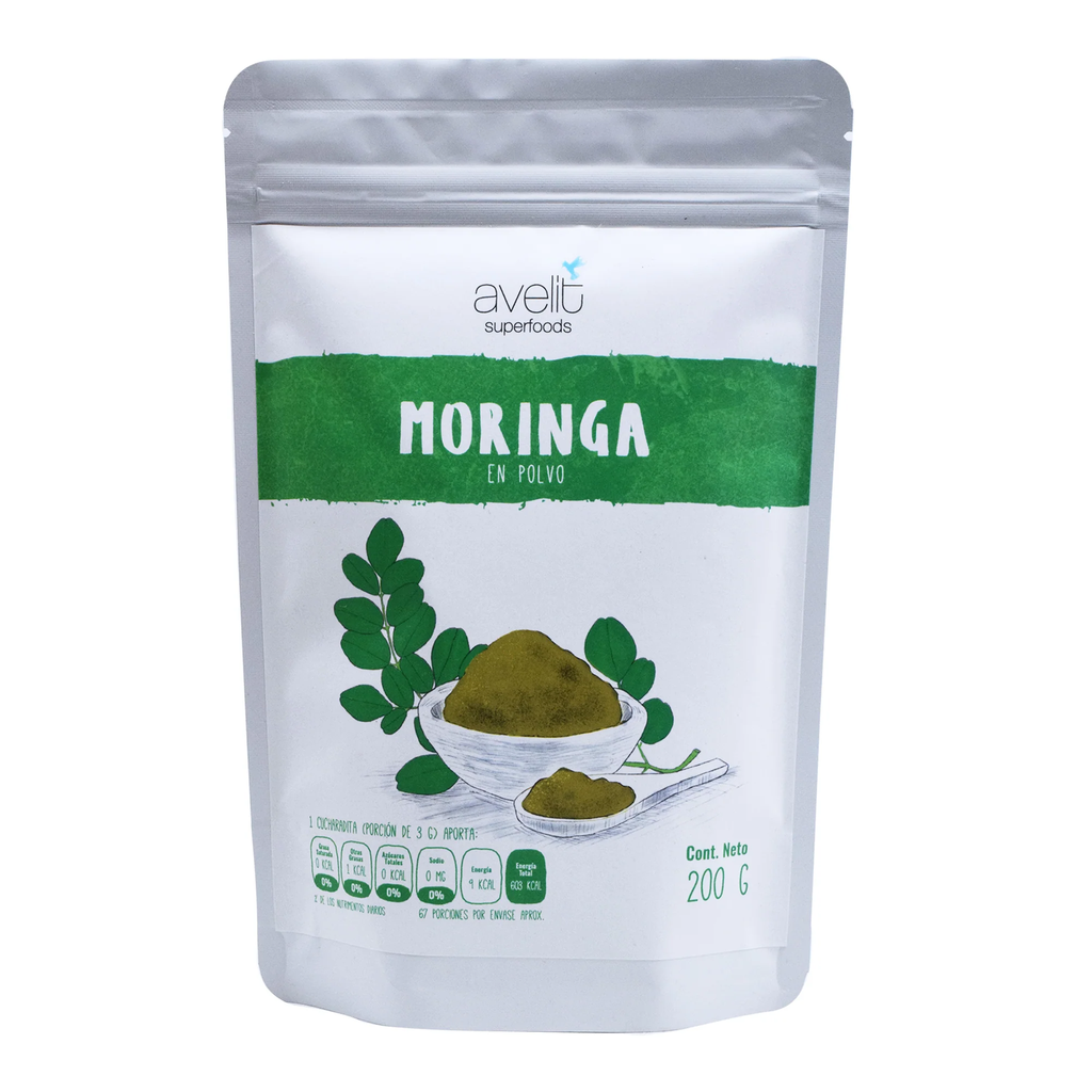 "BV" MORINGA EN POLVO 200G AVELIT SUPERFOODS