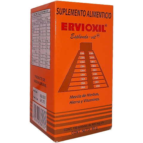 ERVIOXIL ESPLENDO VIT 150CAP CBA