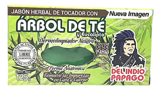 JAB ARBOL TE 125GR INDIO PAPAGO