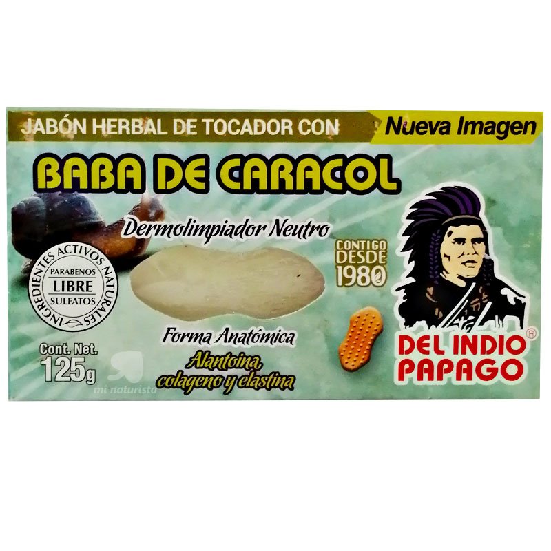 JAB BABA CARACOL 125GR INDIO PAPAGO