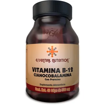 VIT B12 CIANOCABALAMINA PROTEINA 45CAP ESSENTIAL