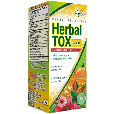 JAR HERBAL TOX 240ML HERBAL SOLUTIONS