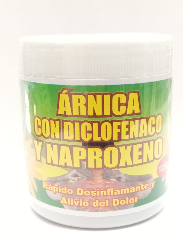 POM ARNICA DICLOFENACO NAPROXENO 125GR VIRGEN