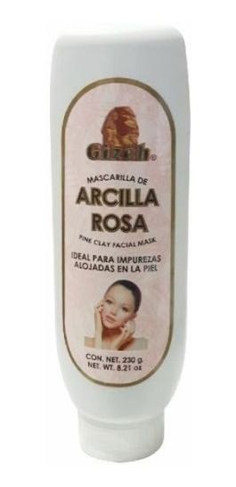 MASC ARCILLA TUBO ROSA 230GR GIZEH