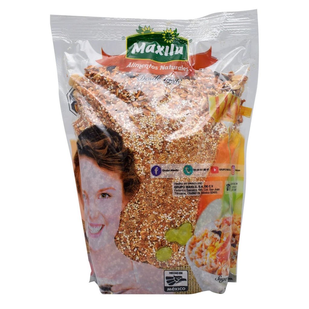 "BV" SUPER GRANOLA 800GR MAXILU