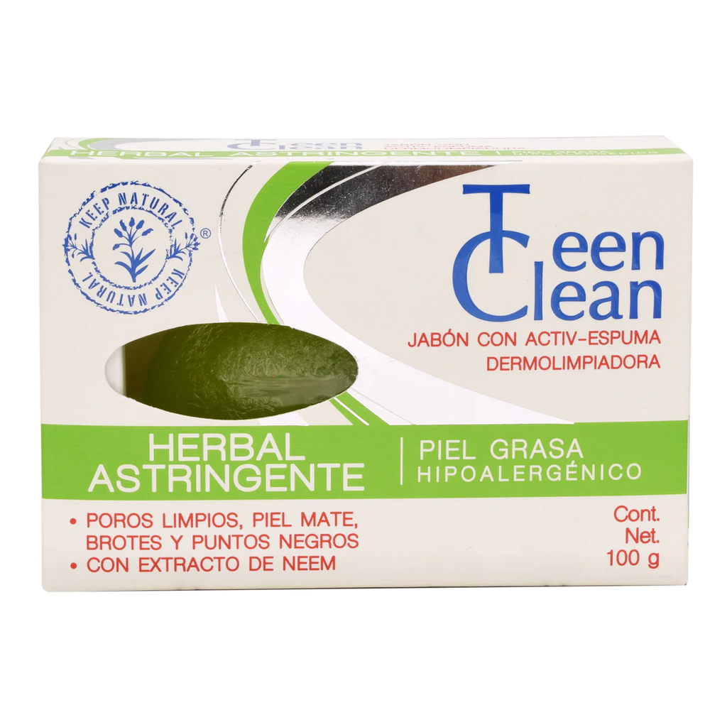 JAB HERBAL ASTRINGENTE 100GR TEEN CLEAN