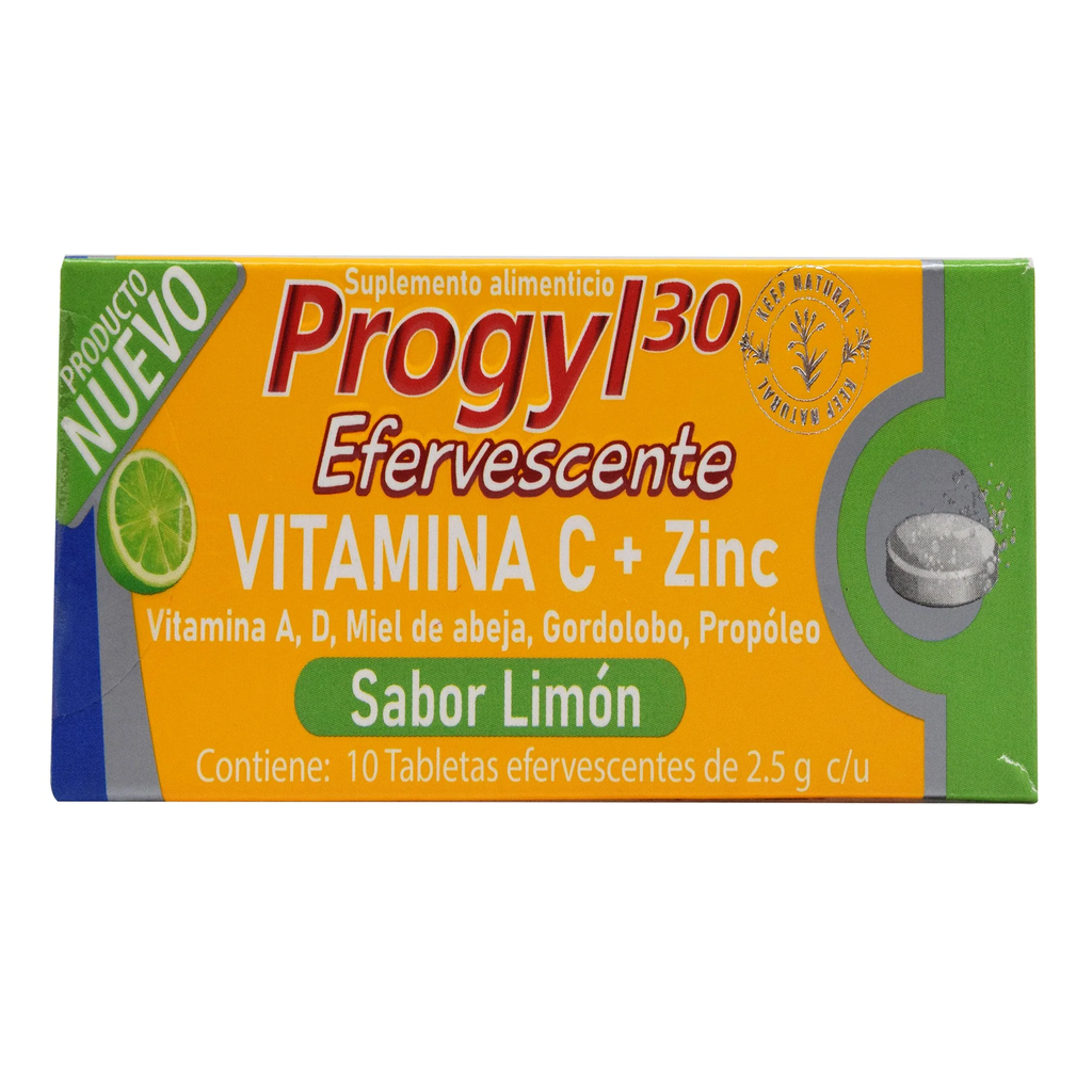 "BV" VIT C EFERVECENTE LIMON 10TAB KEEP NAT
