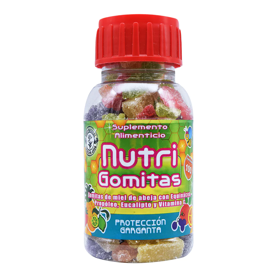 "BV" GOMITAS NUTRI/GOMITAS PROTE GARGANTA 210GR BIOSER