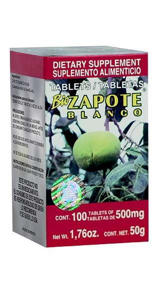 BIO ZAPOTE BLANCO 100TAB TECNOBOTANICA