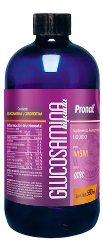 "BV" GLUCOSAMINA LIQUIDA MSM 580ML PRONAT