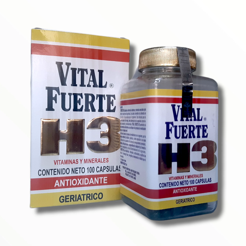 VITAL FUERTE H3 ANTIOX 100CAP FARMAMEDICA