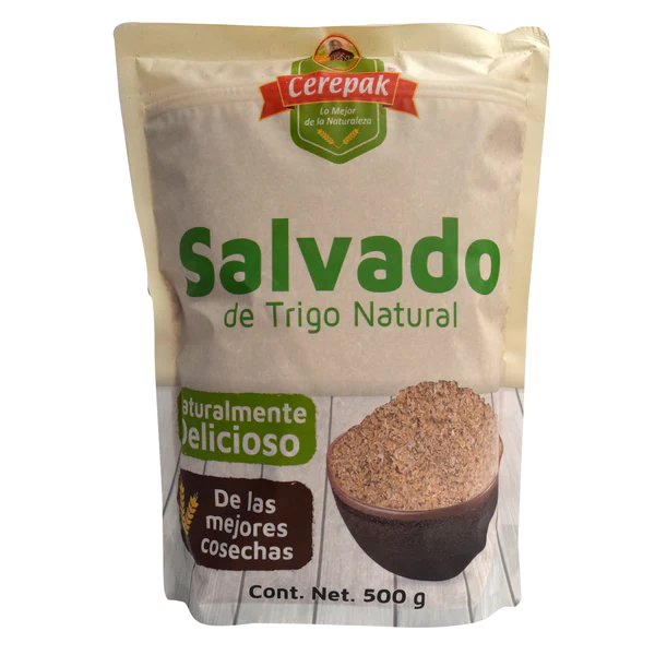 "BV" SALVADO TRIGO NATURAL 500GR CEREPAK