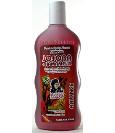 "BV" SH JOJOBA HAMAMELIS 550ML INDIO PAPAGO
