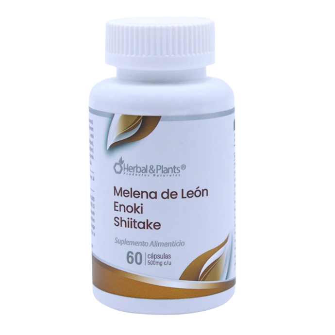 MELENA DE LEÓN ENOKI SHITAKE 60CAP HERBAL & PLANTS
