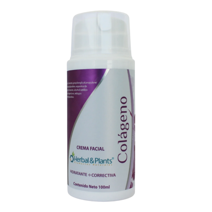 CREMA FACIAL COLAGENO 100ML HERBAL & PLANTS