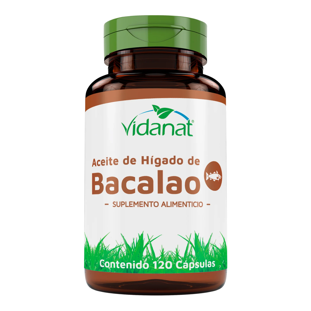 "BV" ACEITE  HIGADO BACALAO 120CAP VIDANAT