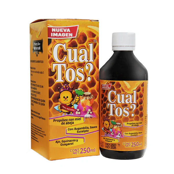 JAR CUAL TOS? 250ML MIEL SALUD Y VIDA