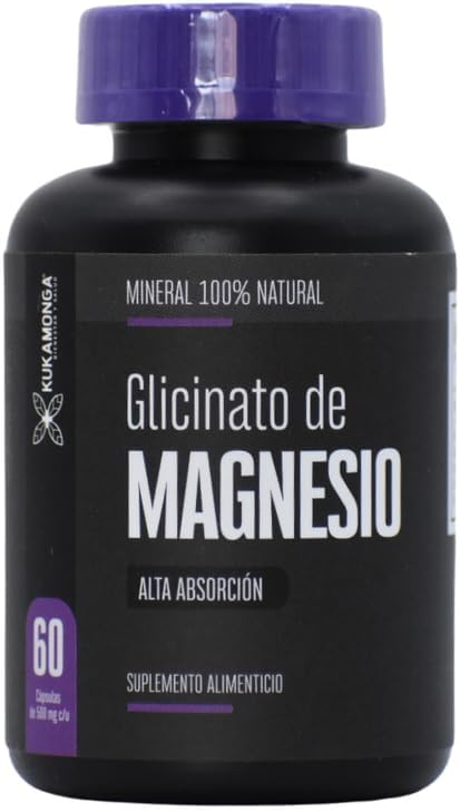GLICINATO MAGNESIO 60CAP KUKAMONGA