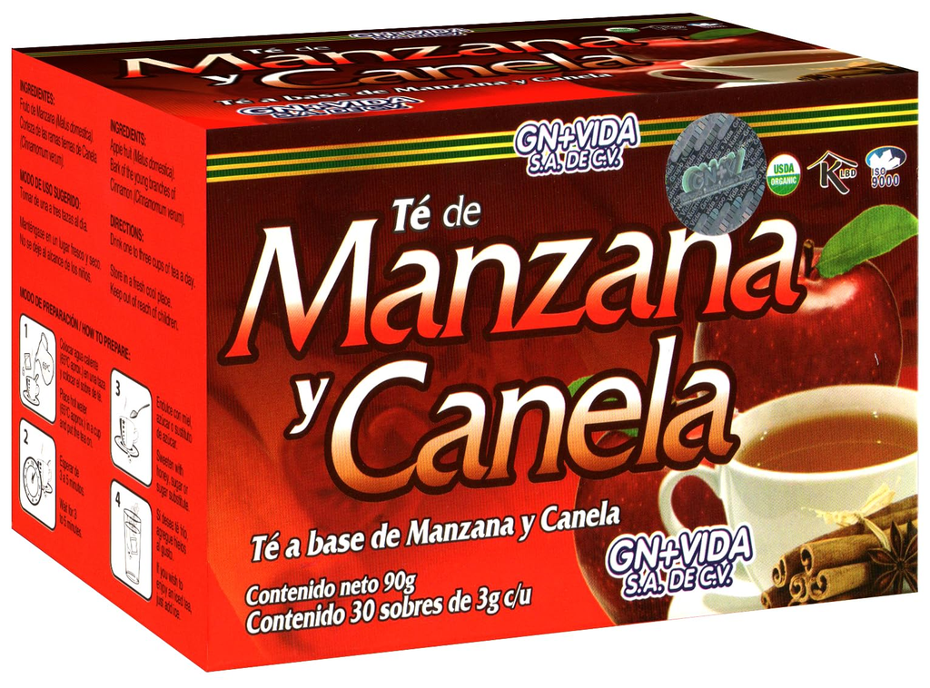 TE MANZANA CANELA 30SOB GN+VIDA