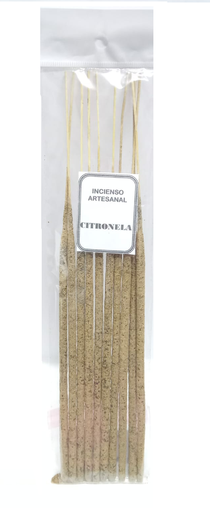 INCI CITRONELA ARTESANAL 10PZA