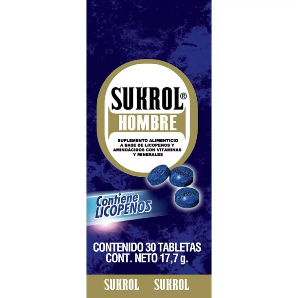 "BV" SUKROL HOMBRE 30TAB SUKROL