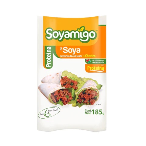 "BV" SOYA CHORIZO 185GR SOYAMIGO