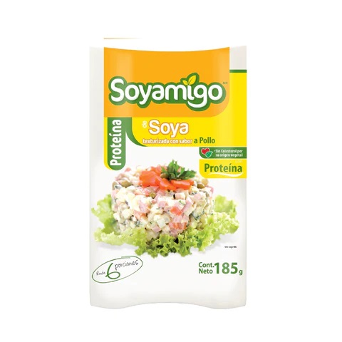 "BV" SOYA POLLO 185GR SOYAMIGO