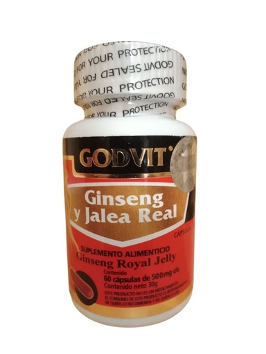 GINSENG JALEA REAL GODVIT 60CAP GN+VIDA