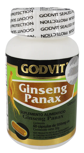 GINSENG PANAX GODVIT 60CAP GN+VIDA