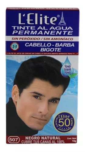 TINTE NEGRO BARBA BIGOTE #507 10GR ELITE