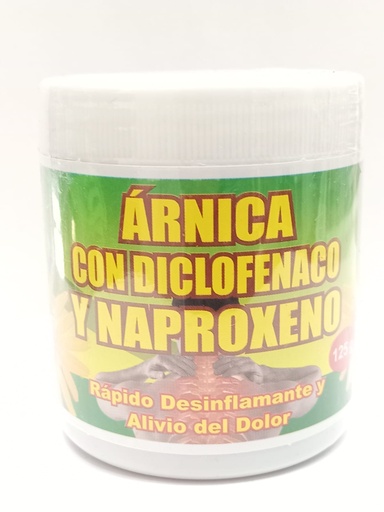 POMADA ARNICA DICLOFENACO NAPROXENO 125GR VIRGEN