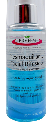 LOCION DESMAQUILLANTE BIFASICO 150ML BIO&FEM