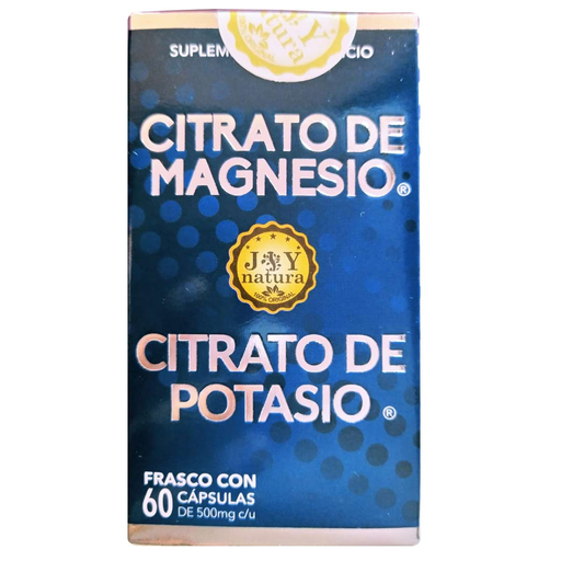 CITRATO MAGNESIO POTASIO 60CAP JOY NATURA