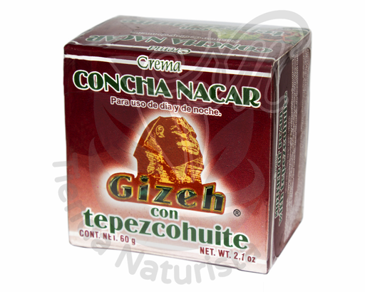 CREMA CONCHA NACAR TEPEZCOHUITE 60GR GIZEH