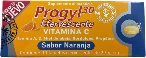 VIT C EFERVESCENTE NJA PROGYL 10TAB KEEP NAT