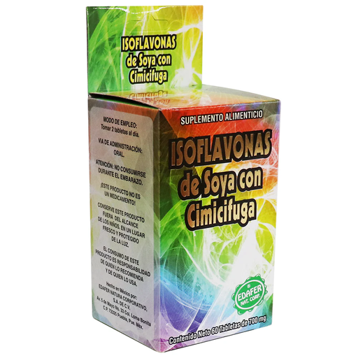 ISOFLAVONAS SOYA CIMICIFUGA 60TAB EDAFER