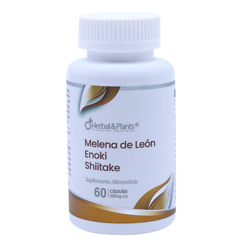 MELENA DE LEÓN ENOKI SHITAKE 60CAP HERBAL & PLANTS