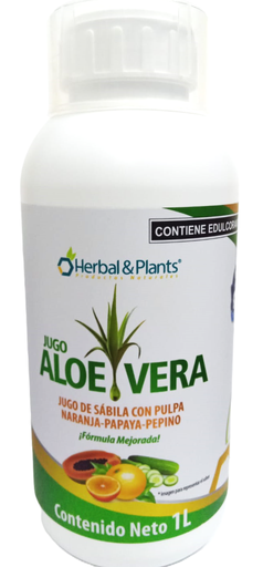 "BV" BEB JUGO ALOE VERA FRUTAL 1LT HERBAL & PLANTS