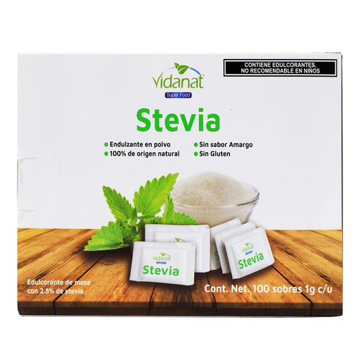 STEVIA S/CALORIAS 100SOB VIDANAT