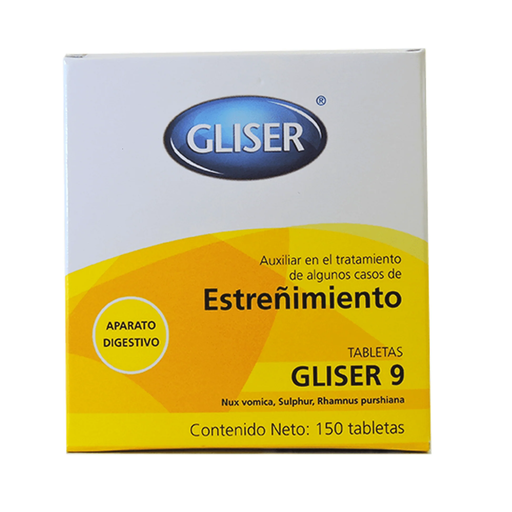 ESTREÑIMIENTO #9 150TAB GLISER