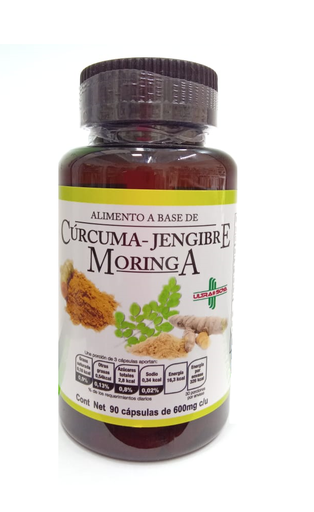 CURCUMA JENGIBRE MORINGA 90CAP ULTRASOYA