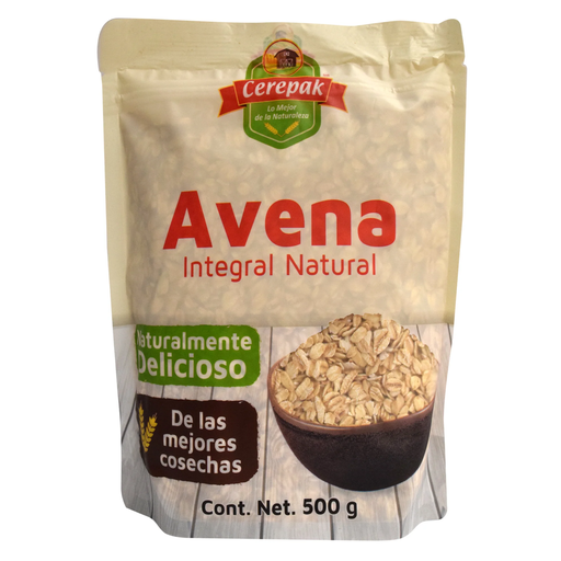 "BV" AVENA INTEGRAL 500GR CEREPAK