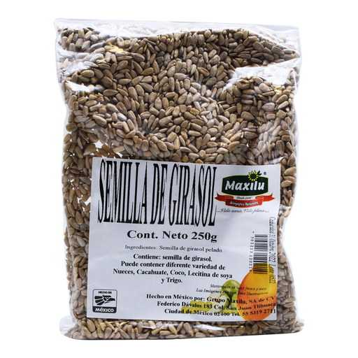 "BV" SEMILLA GIRASOL 250GR MAXILU