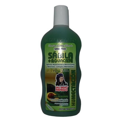 SH SABILA AGUACATE 550ML INDIO PAPAGO