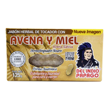 JAB AVENA MIEL 125GR INDIO PAPAGO