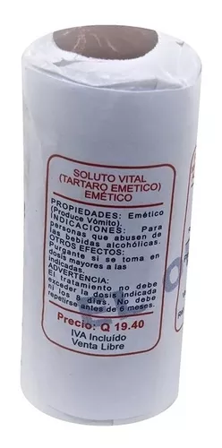 "BV" EXT SOLUTO VITAL TARTARA EMETICO