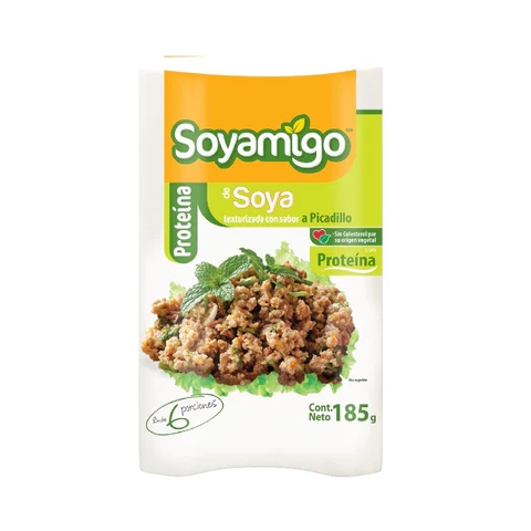"BV" SOYA PICADILLO 185GR SOYAMIGO